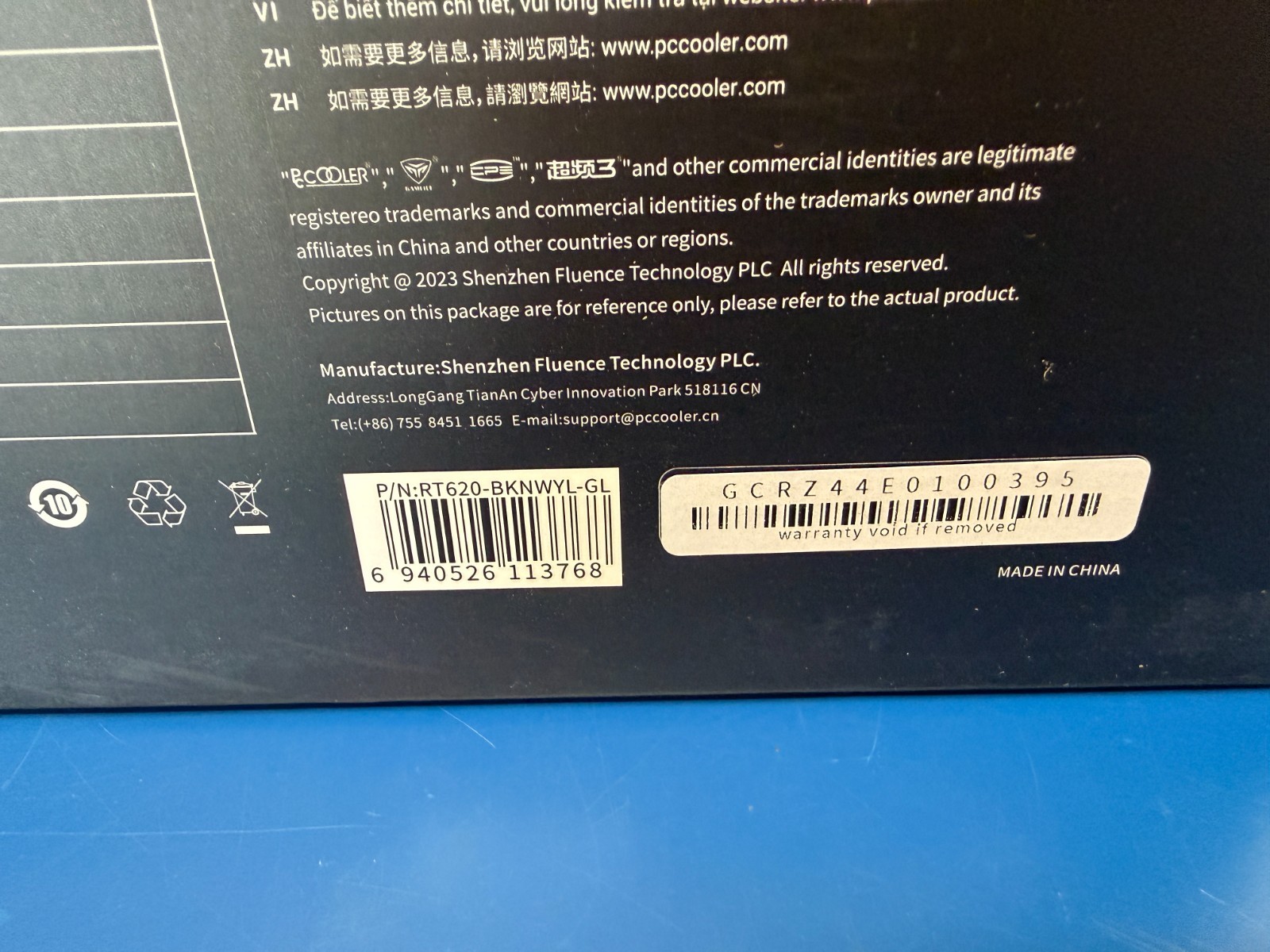 PCCOOLER RT620 Digital Black LGA 1700/1851/115X & AMD AM5/AM4 CPS Serie - Image 4