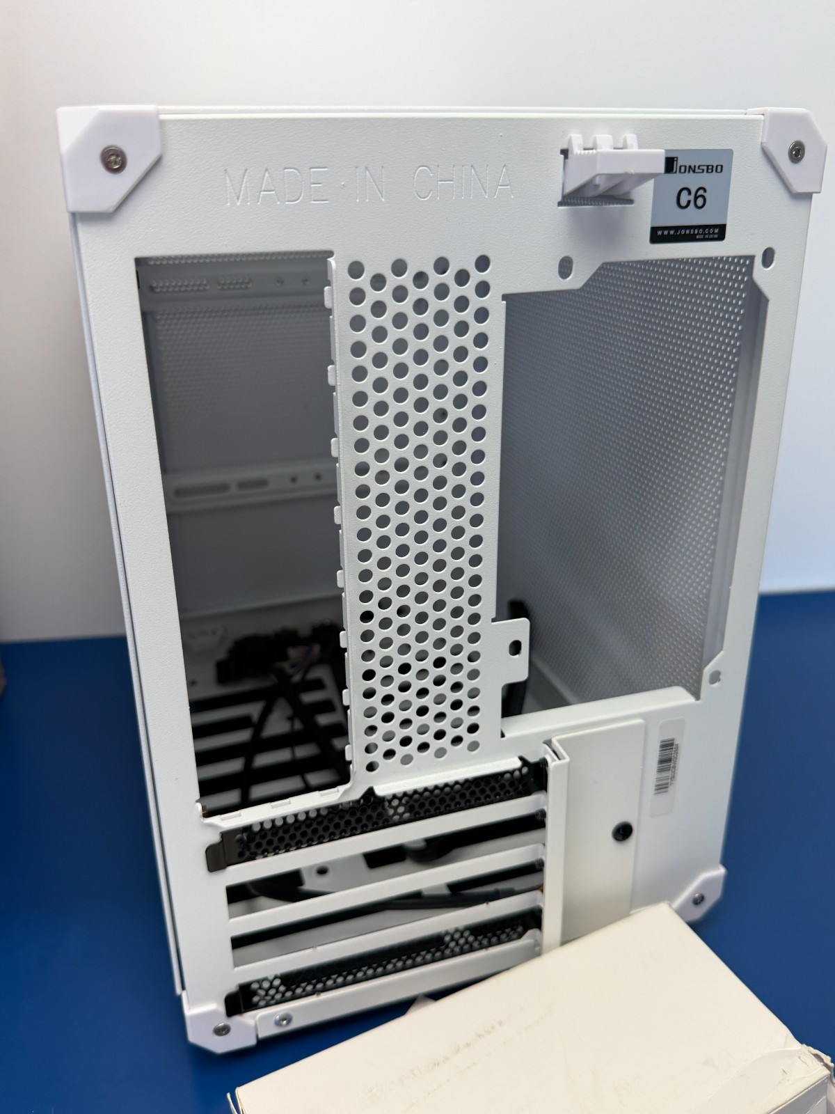 Jonsbo C6 Micro-ATX case - white - Image 7