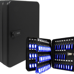 Manhattan 93 Key Cabinet Combination Wall Mount Lock Box. Durable Steel Construc