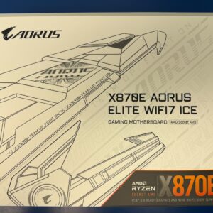 GIGABYTE X870E AORUS ELITE WIFI7 ICE AM5 AMD X870E ATX Motherboard