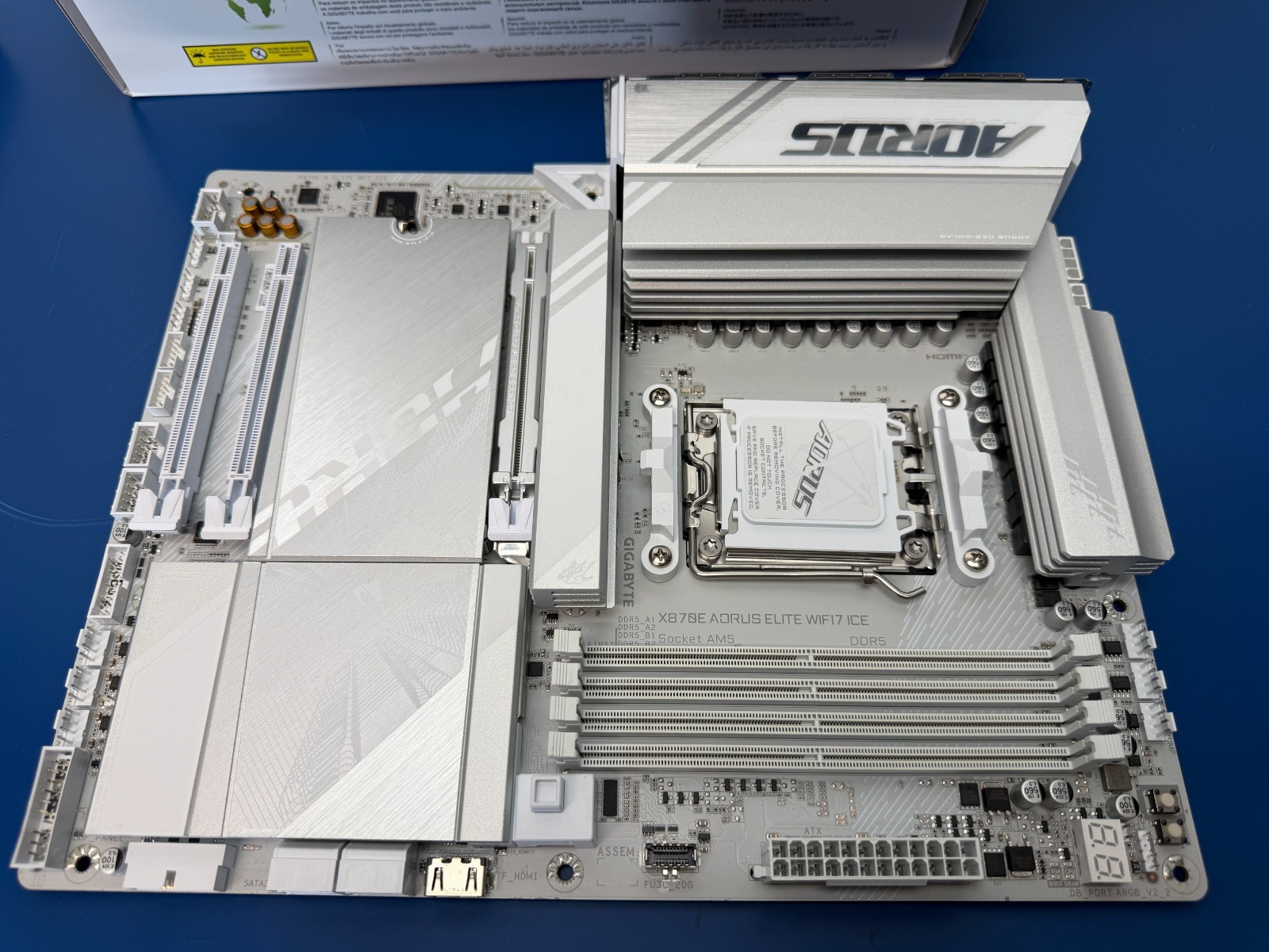 GIGABYTE X870E AORUS ELITE WIFI7 ICE AM5 AMD X870E ATX Motherboard - Image 4