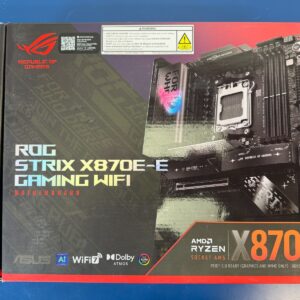 ASUS ROG STRIX X870E-E GAMING WIFI AMD AM5 X870 ATX motherboard 18+2+2