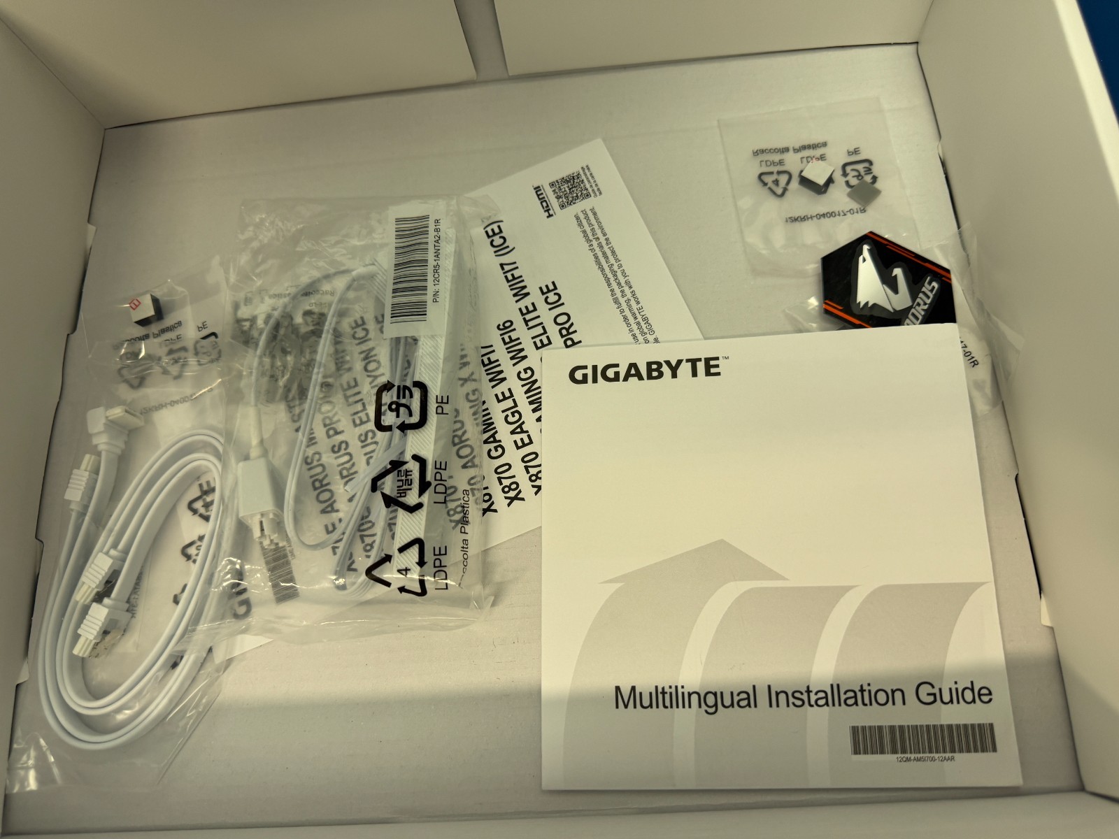 GIGABYTE X870E AORUS ELITE WIFI7 ICE AM5 AMD X870E ATX Motherboard - Image 8