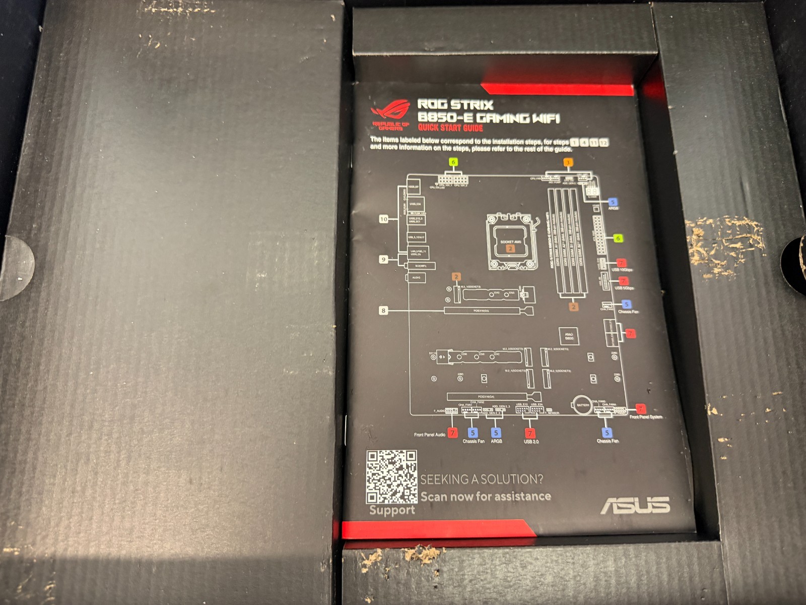 ASUS ROG Strix B850-E Gaming WiFi AMD AM5 B850 ATX Motherboard 16+2+2 Stages - Image 4