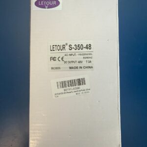 LETOUR Mean Well S-350-48 S35048 Switching Power Supply 48V 7.3A input 110-240v