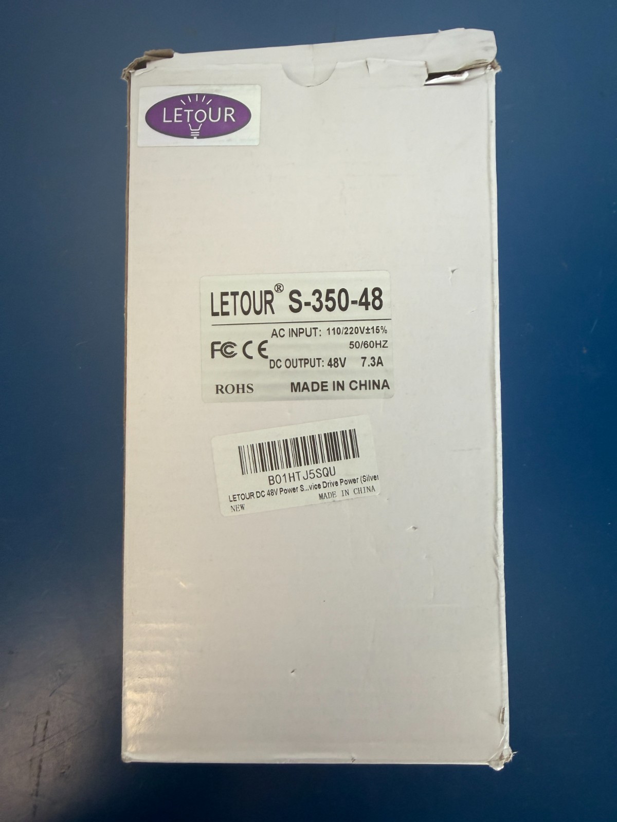 LETOUR Mean Well S-350-48 S35048 Switching Power Supply 48V 7.3A input 110-240v