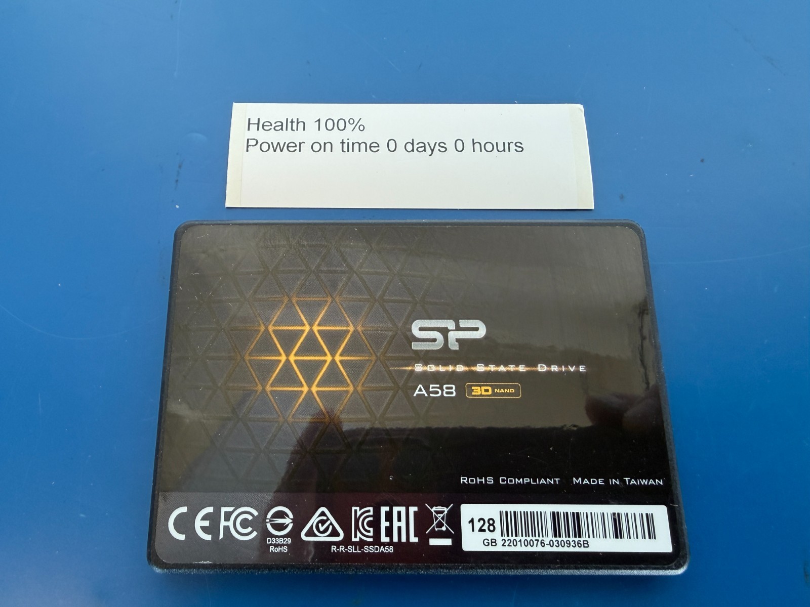 Silicon Power 128GB SSD 3D NAND A58 SLC Cache Performance Boost SATA III 2.5" 7m