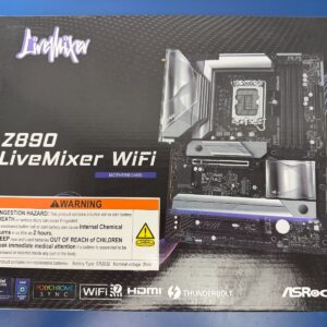 ASRock Z890 LiveMixer WiFi LGA 1851 Intel Z890 SATA 6Gb/s ATX Motherboard