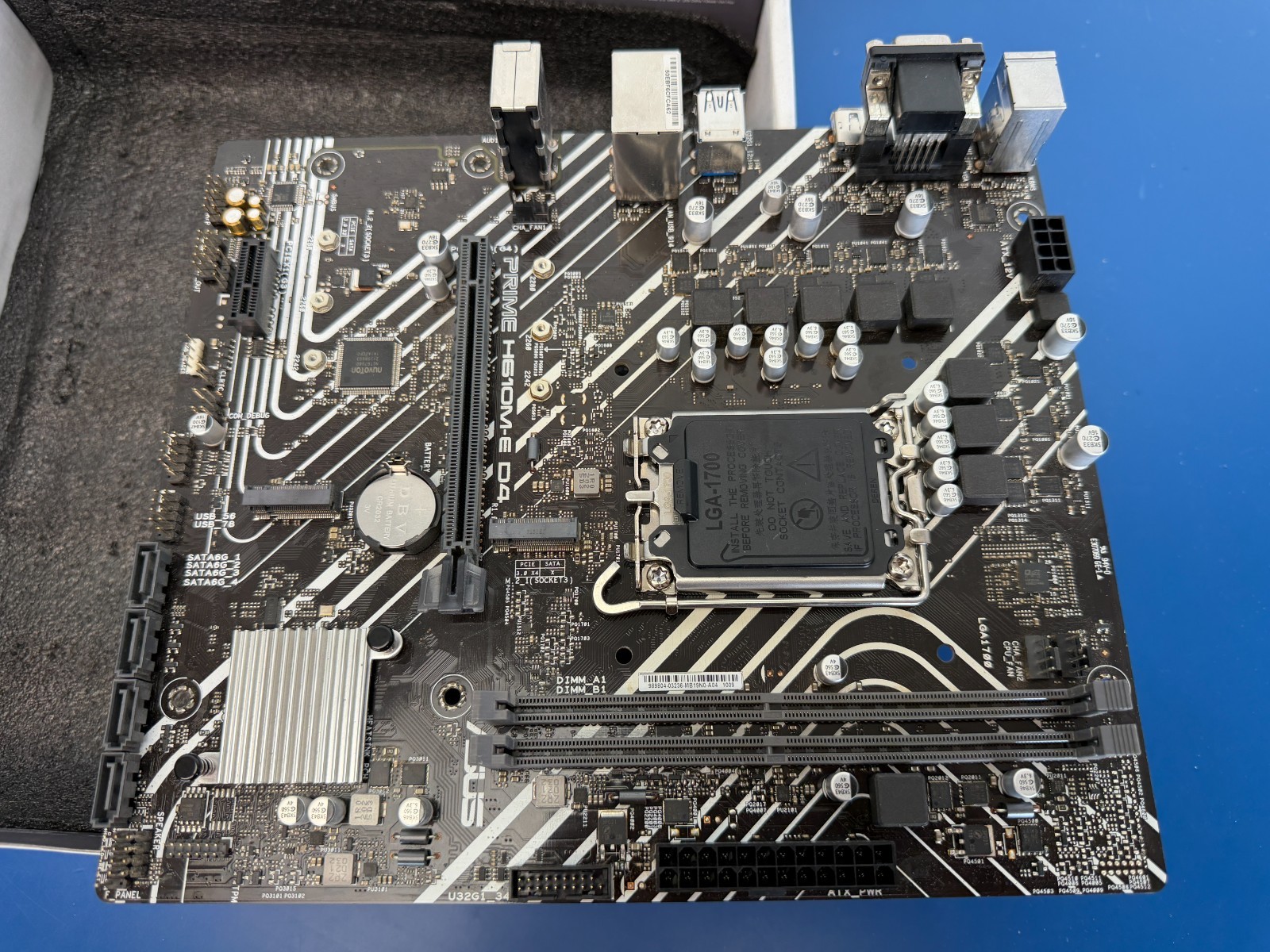 ASUS PRIME H610M-E D4 Intel Intel H610 LGA MicroATX M.2 Desktop Motherboard