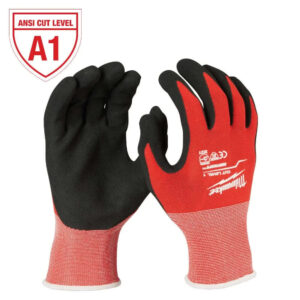 24 pair Milwaukee 48228900 Cut Level 1 Nitrile Dipped Gloves Small   48-22-8900V