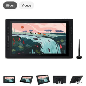 HUION Kamvas Pro 24 (Kratzer, Zubehör fehlt) Grafiktablett