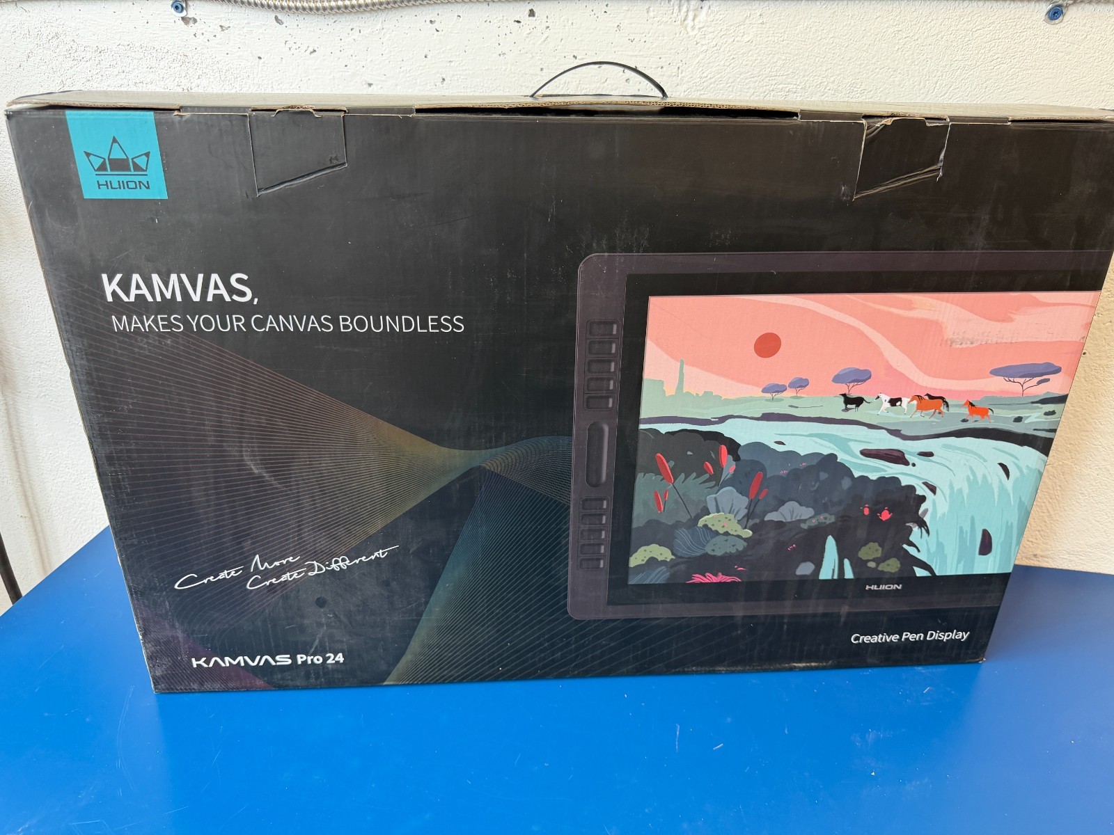 HUION Kamvas Pro 24 (Kratzer, Zubehör fehlt) Grafiktablett - Image 2