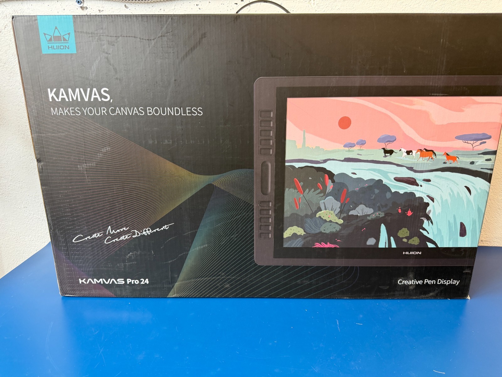 HUION Kamvas Pro 24 (Kratzer, Zubehör fehlt) Grafiktablett - Image 3