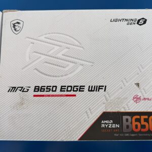 **READ** MSI MPG B650 EDGE WIFI AM5 AMD B650 PCIe 4.0 Wi-Fi 6E ATX Motherboard