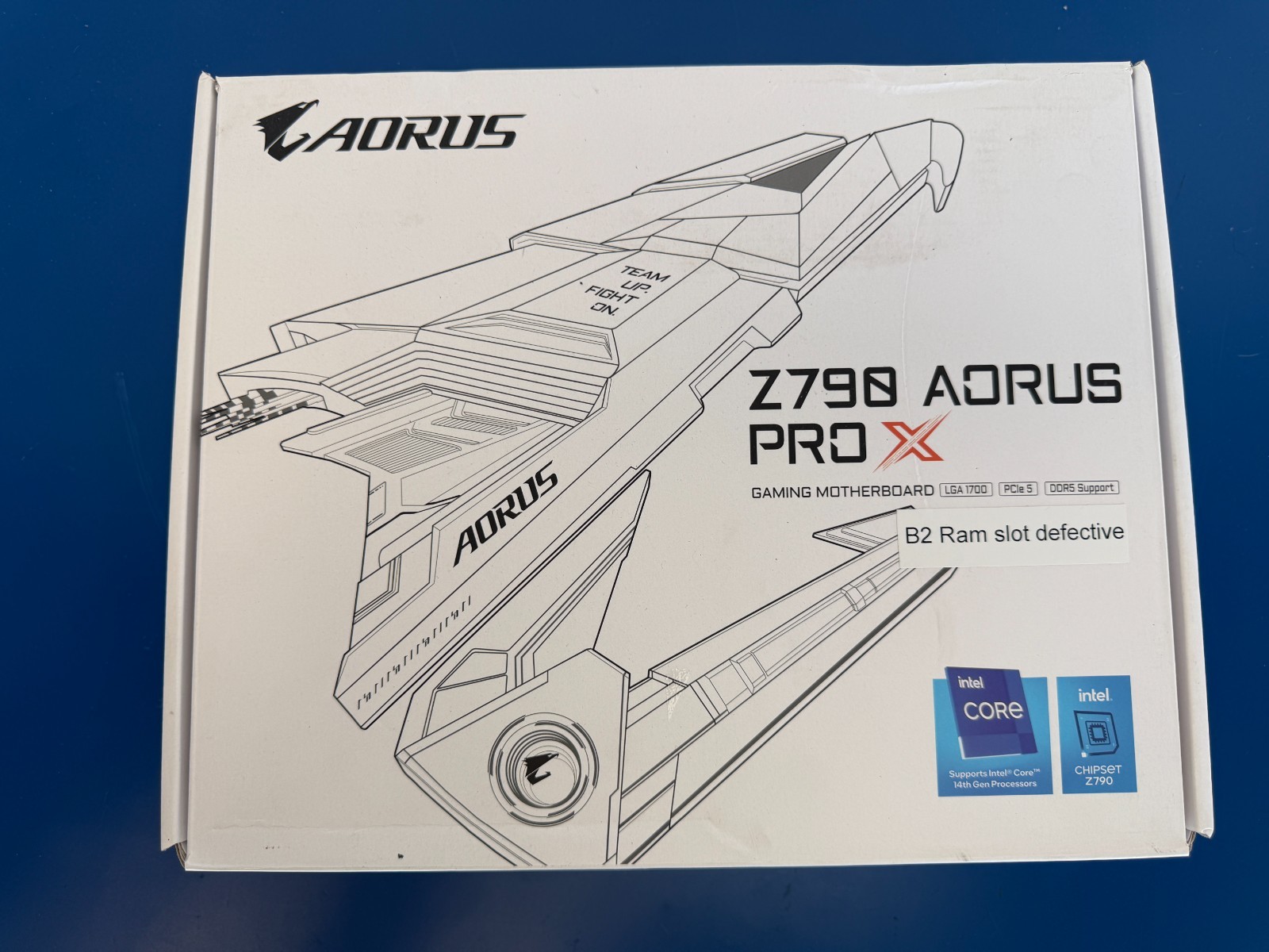 **READ* GIGABYTE Z790 AORUS PRO X LGA 1700 Intel 12th-14th gen ATX Motherboard