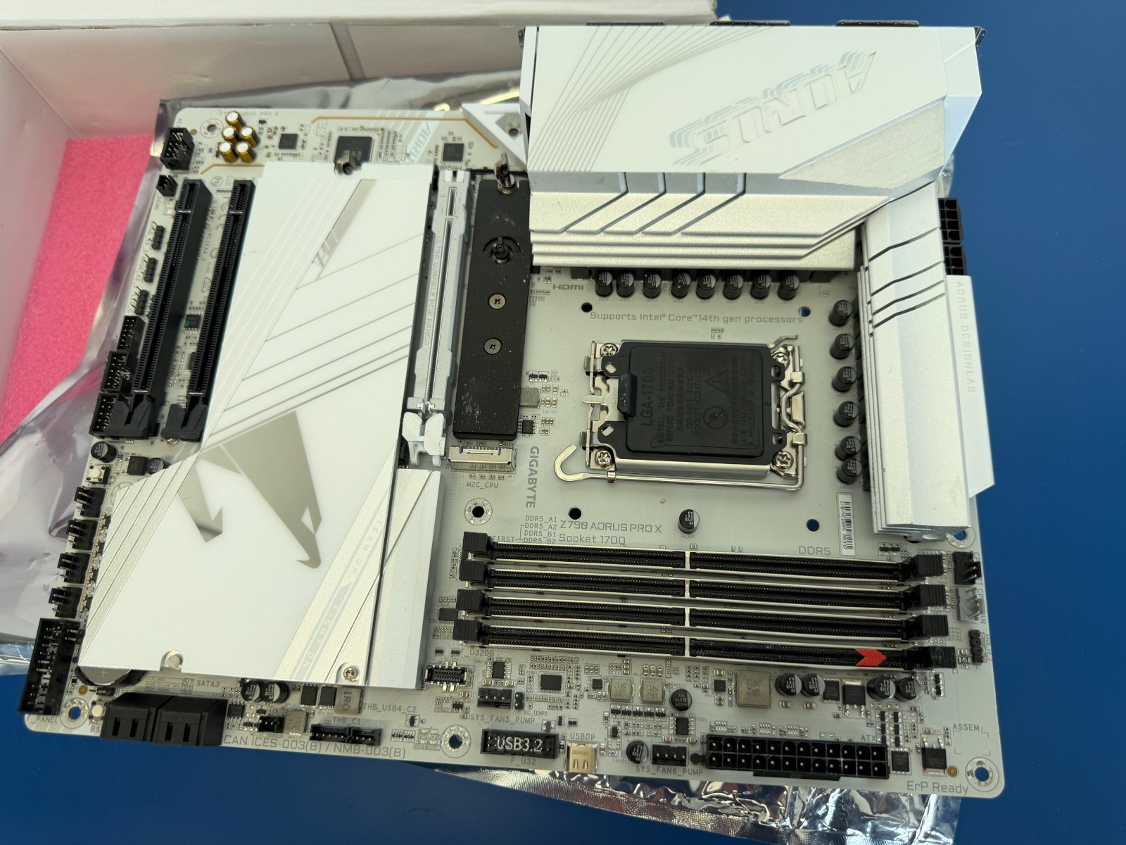 **READ* GIGABYTE Z790 AORUS PRO X LGA 1700 Intel 12th-14th gen ATX Motherboard - Image 5
