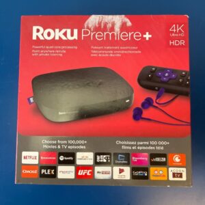 Roku Premier+ (5th Generation) 4K Media Streamer 4630X Power Adapter - Black