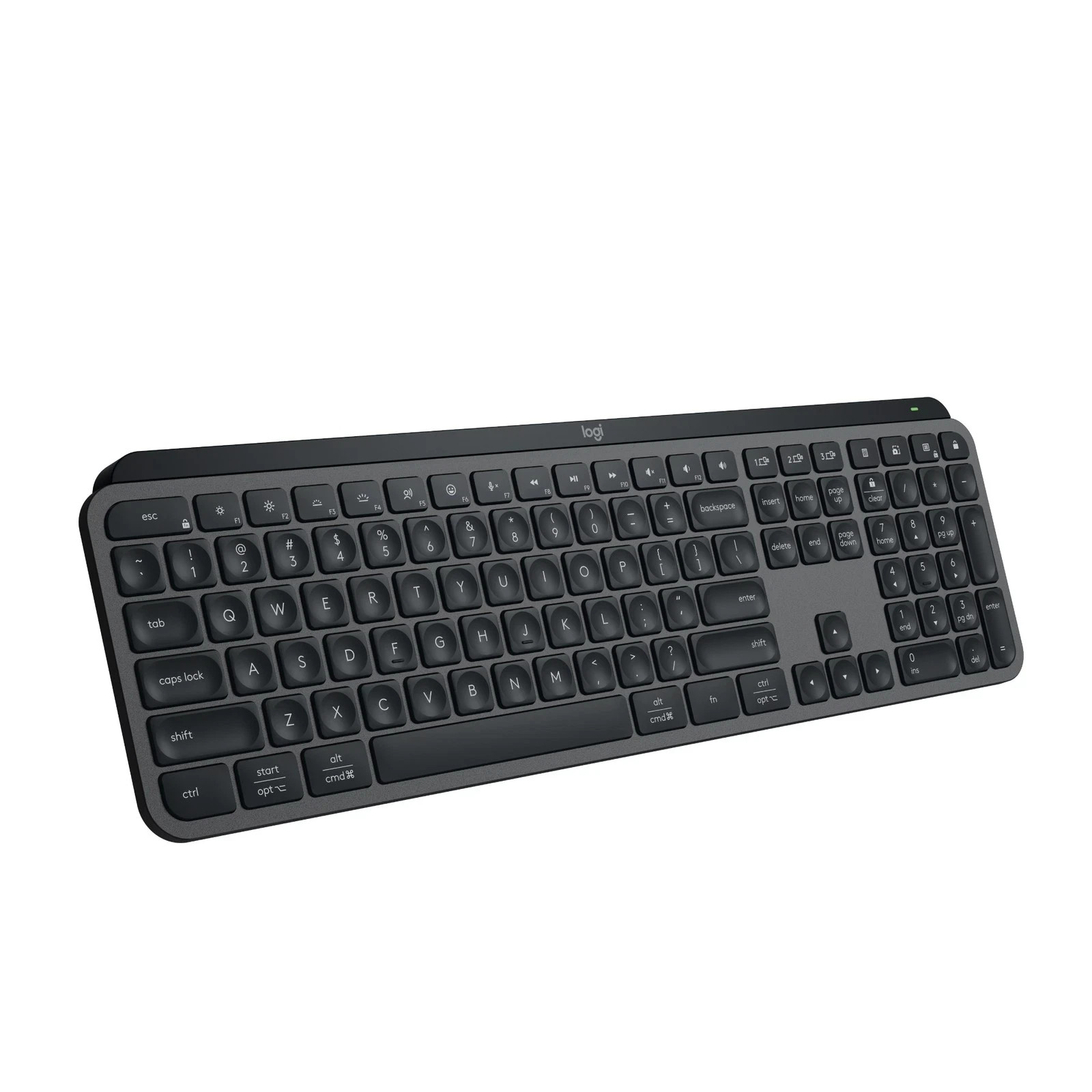 Logitech MX Keys S Wireless Illuminated Keyboard - Graphite - Image 3