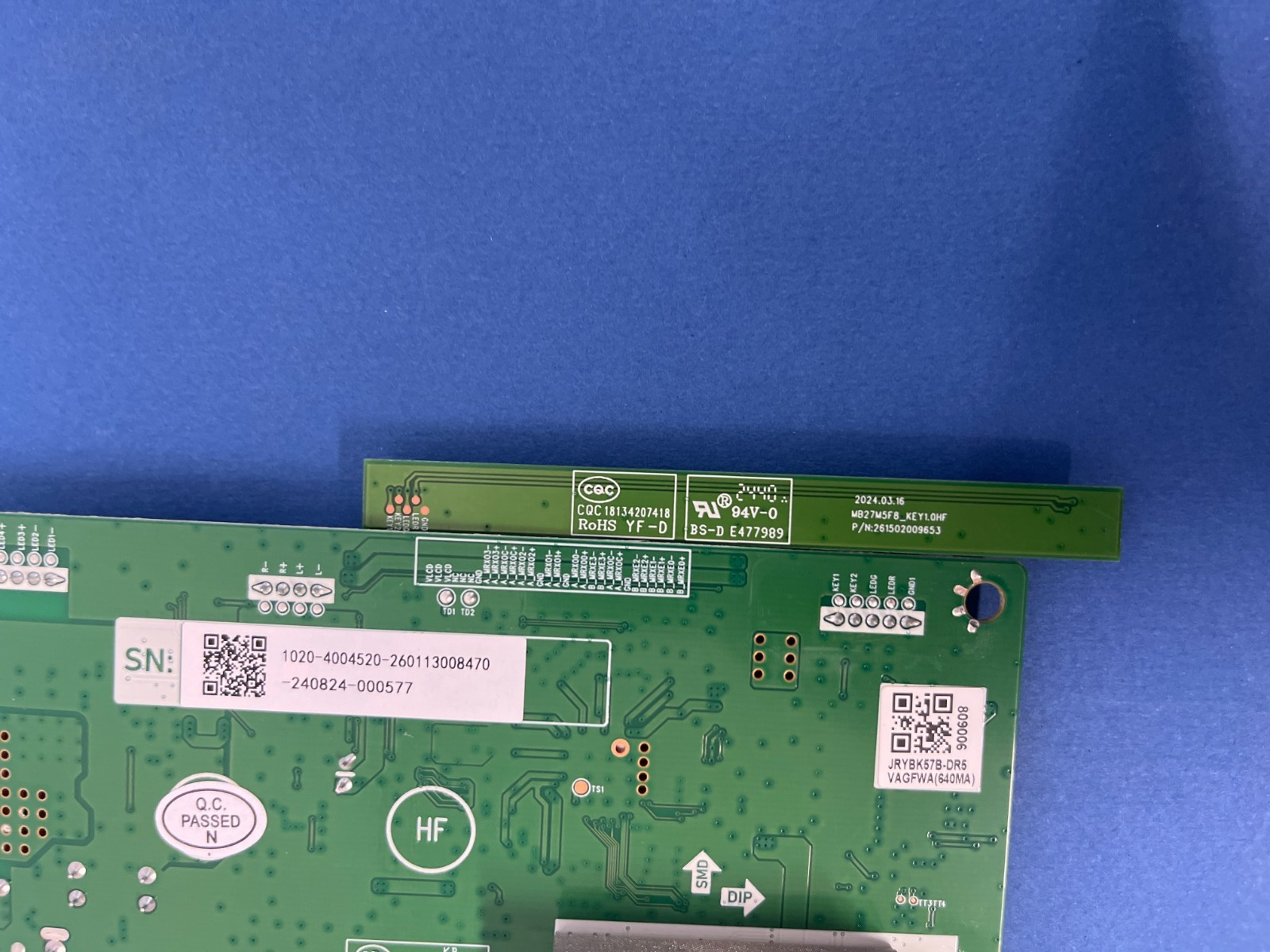 MSi 3PA4 MODERN MD2712PW BUSINESS MONITOR REPLACEMENT REPAIR BUTTON MAIN BOARD - Image 3