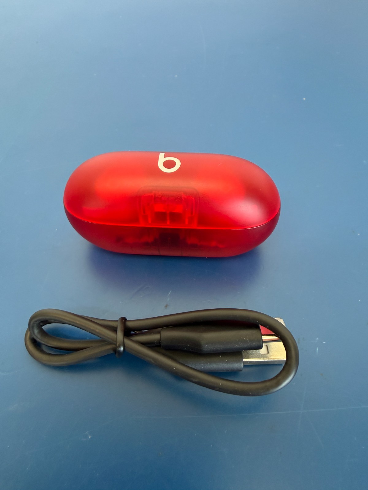 Beats by Dr. Dre Solo Buds In Ear Headphones A3152 -Transparent Red