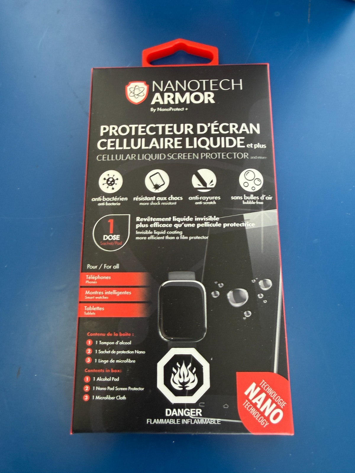 40 x Nanotech Armor liquid screen protector wipe for smart devices glass cover - Image 5