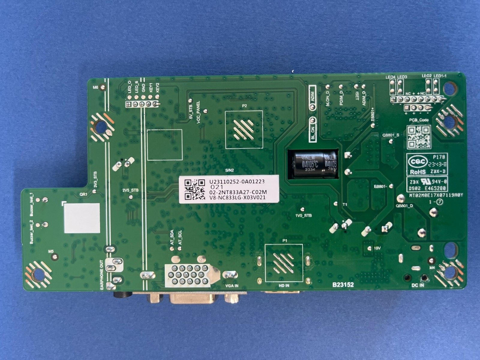 LG 27MR41S-B 27MR41S-BB.CCCRMV 27MR41S MONITOR MAIN BOARD BUTTON - Image 4