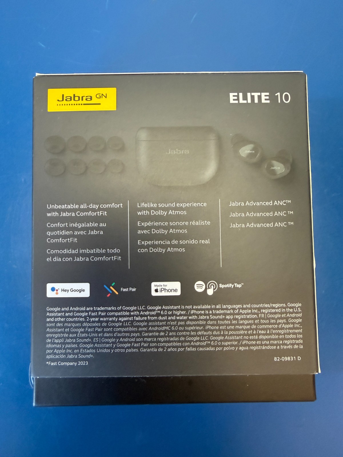 NEW Jabra Elite 10 True Wireless Bluetooth Earbuds - Gloss Black - Image 3