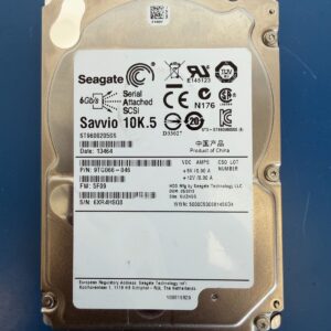 Seagate ST9600205SS 600GB Savvio 10K.5 6Gbps 2.5" SAS HDD Hard Drive