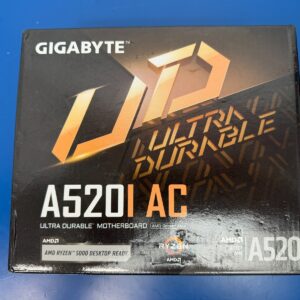 GIGABYTE A520I AC AM4 Q-Flash Plus,RGB Fusion 2.0, WiFi Mini ITX AM4 Motherboard