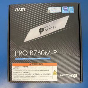MSI PRO B760M-P LGA 1700 DDR5 Intel B760 SATA 6Gb/s Micro ATX Motherboard