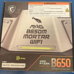 *READ* MSI MAG B650M MORTAR WIFI AM5 AMD B650 DDR5 Ryzen 7000 8000 9000 mATX