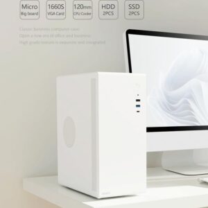 SOEYI V100 M-ATX/ITX Computer Case  Pc Case  Business Case with Spcc