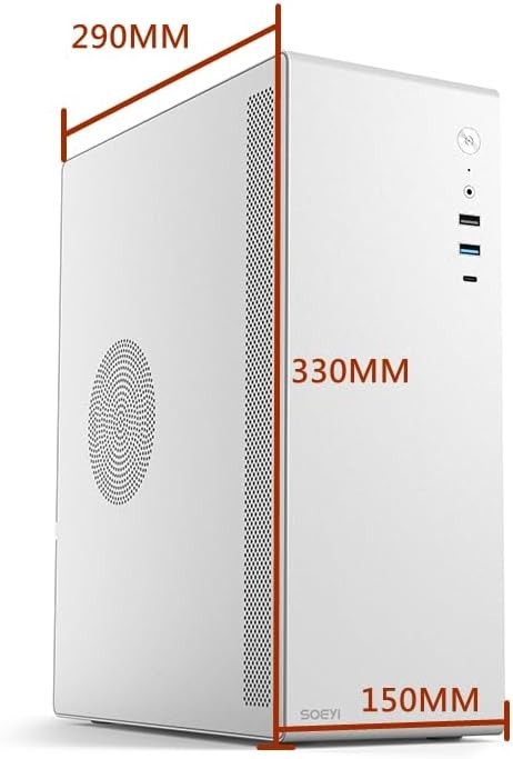 SOEYI V100 M-ATX/ITX Computer Case Pc Case Business Case with Spcc - Image 4