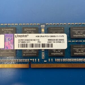 Laptop RAM Kingston 4GB DDR3 1600MHZ ACR512X64D3S16C11G SODIMM Memory Ram 204Pin