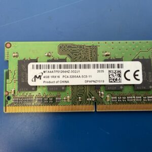 MTA4ATF51264HZ-3G2J1 4GB 3200Mhz MICRON LAPTOP MEMORY 4GB PC4-3200AA SODIMM