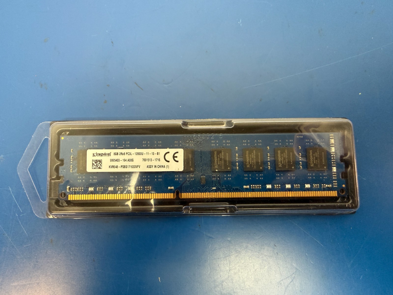 Kingston 8GB 2Rx8 PC3L-12800U-11-13-B1 Non-ECC Unbuffered RAM 9995403-164.A00G