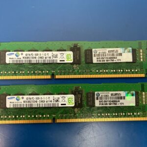 Samsung 8GB (2x4GB) DDR3 RAM PC3-10600 1333MHz ECC Registered M393B5270DH0-CH9Q9