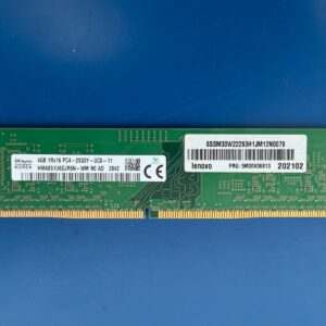 SK Hynix 1 x 4GB DDR4 2933Mhz PC4-23400U DIMM HMA851U6DJR6N-WM Memory RAM