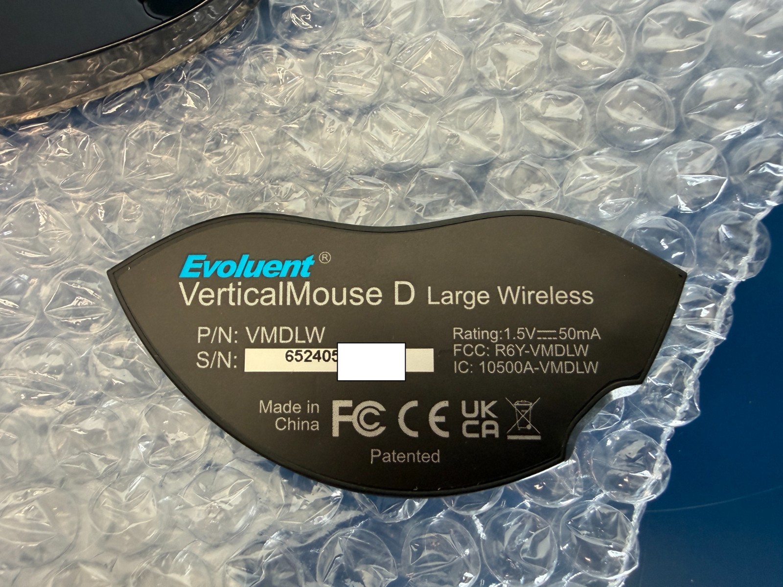 Evoluent Vertical Mouse Wireless Ergonomic Mouse Customizable VMDLW - Image 5