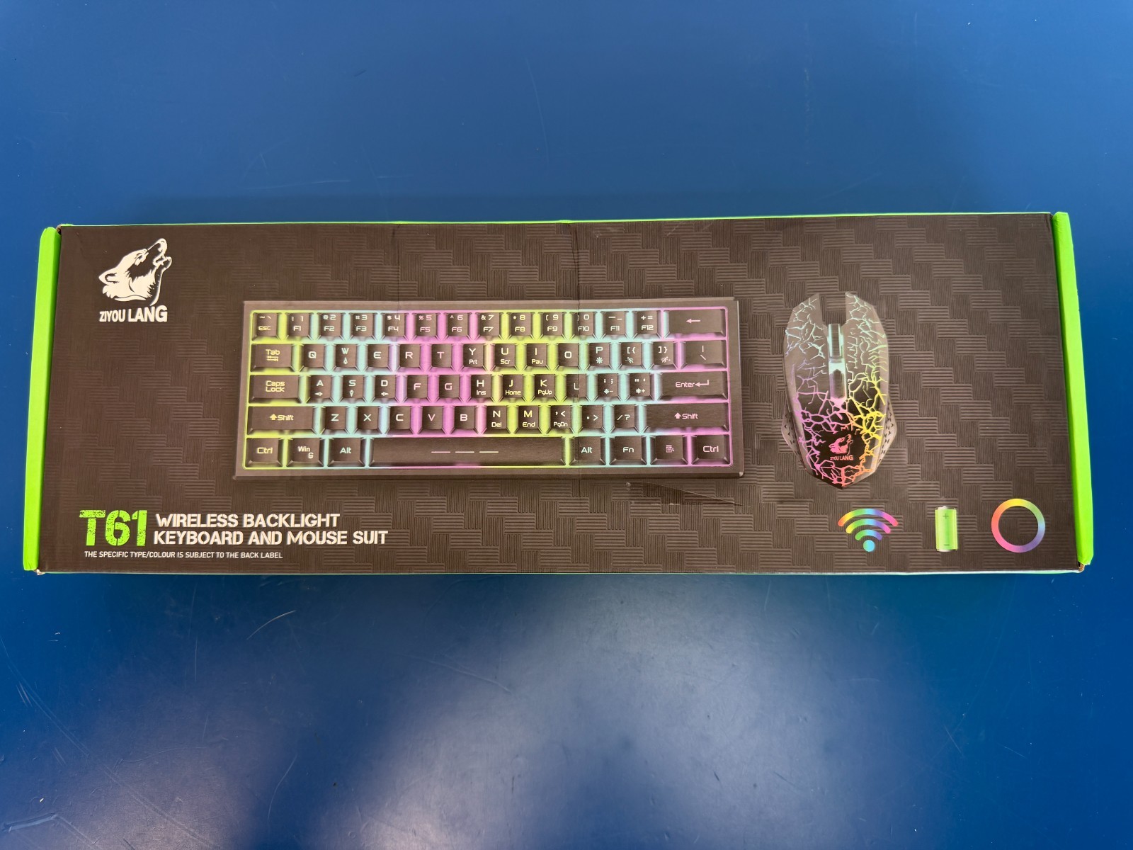 ZiYou Lang T60 mechanical keyboard & mouse combo & 20 backlight effects