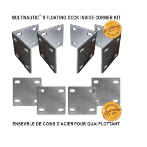 Multinautic Heavy Duty Floating Dock Inside Corner Kit 1/4 thick 19135 5in x 5in