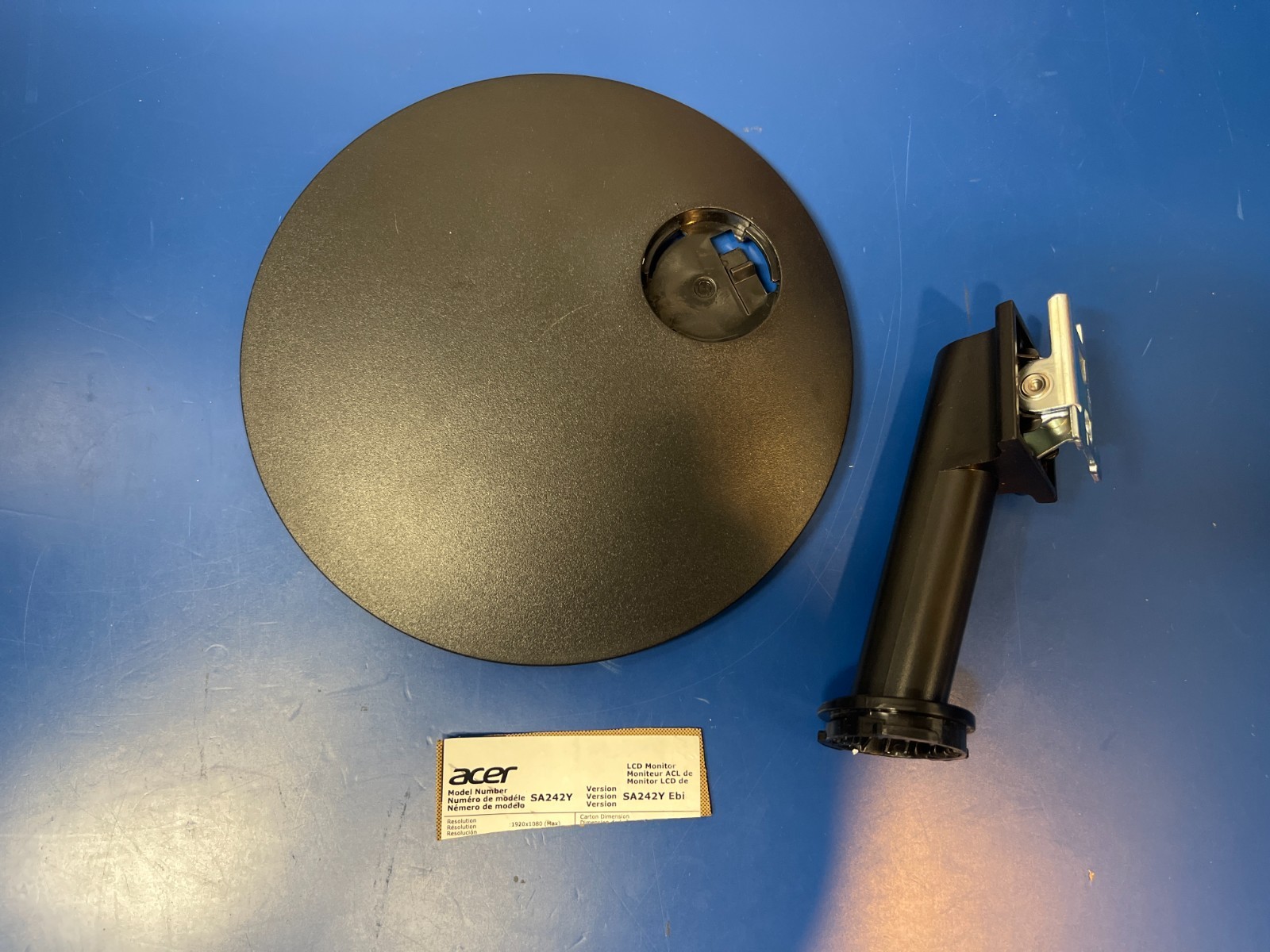 ACER AOPEN S G0Bi SA242Y HJBI MONITOR REPLACEMENT STAND NECK