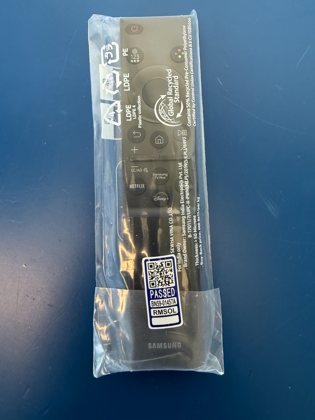 Original OEM Samsung BN59-01457A TV Remote UN65DU6900 UN55DU6900 UN43DU6900