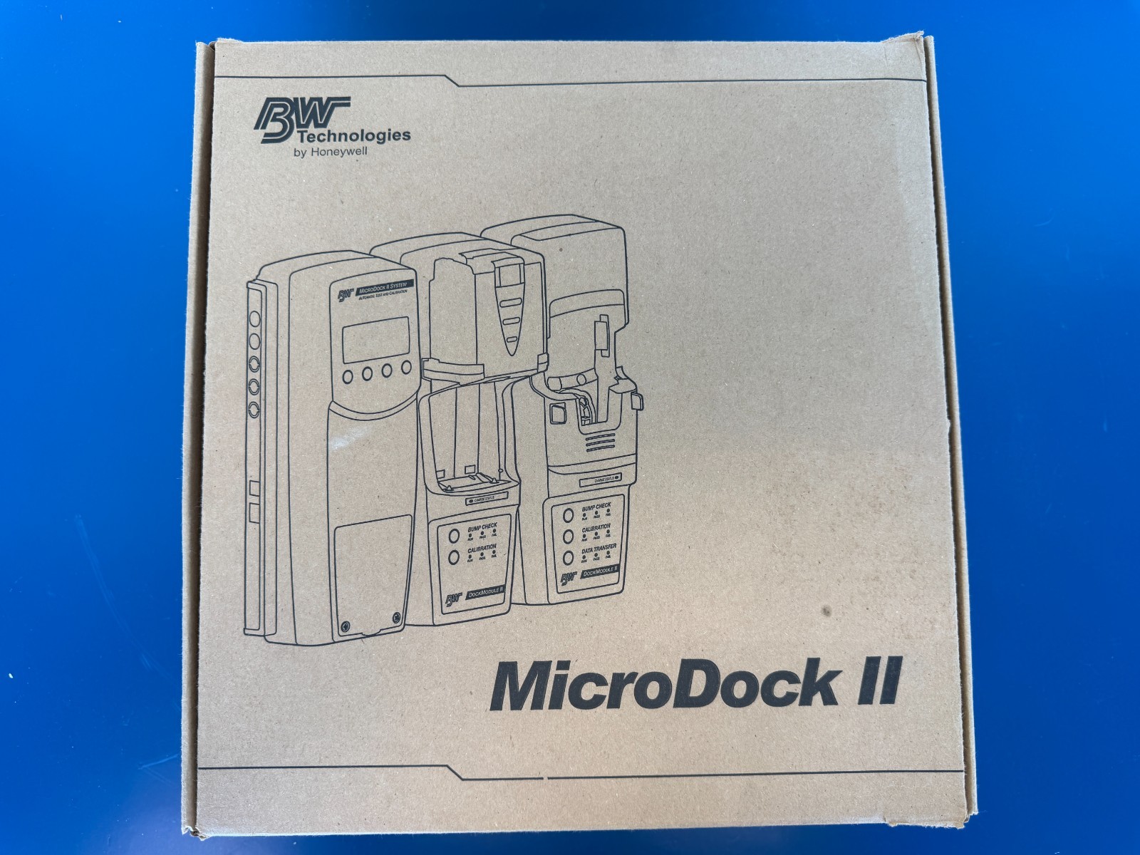 BW Technologies DOCK2-2-1C1N-00-G MicroDock II Base Station with GasAlertQuattro