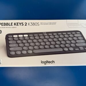 Logitech Pebble Keys 2 K380s Bluetooth Keyboard Slim Multi-Device Tonal Graphite