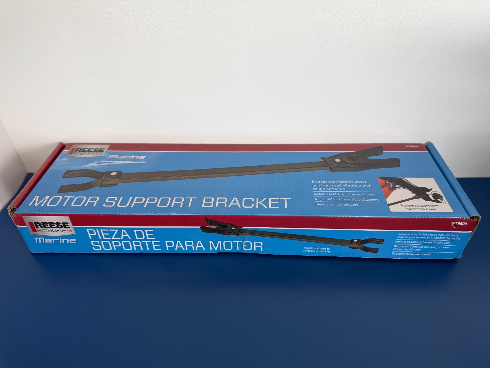 Reese Marine Trailer Accessory Outboard Motor Support Bracket New