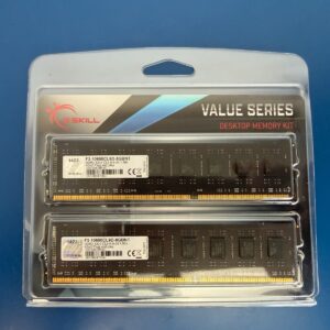 G.Skill DDR3 8GB (2x4GB) 1333MHz, CL9, Desktop Memory Kit, F3-10600CL9D-8GBNT