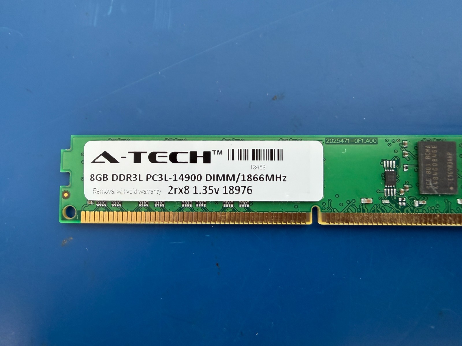 A-Tech Low profile 8GB DDR3L PC3L-14900 DIMM 1866MHz - Image 2