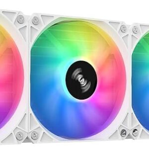 SAMA SM360 Led  WhiteAdjustable Liquid Cooler LCD Display Screen 3x120mm