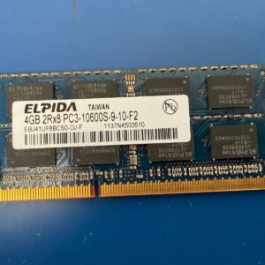 Elpida 4GB 2Rx8 PC3-10600S 1333MHz DDR3 Laptop SDRAM EBJ41UF8BCS0-DJ-F